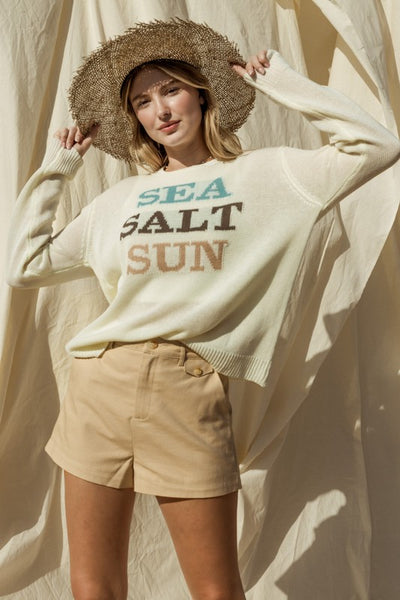 Sea Salt & Sun Graphic Sweater