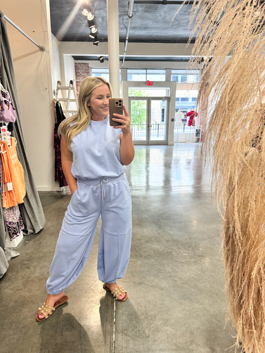 Lilac Jogger Jumpsuit