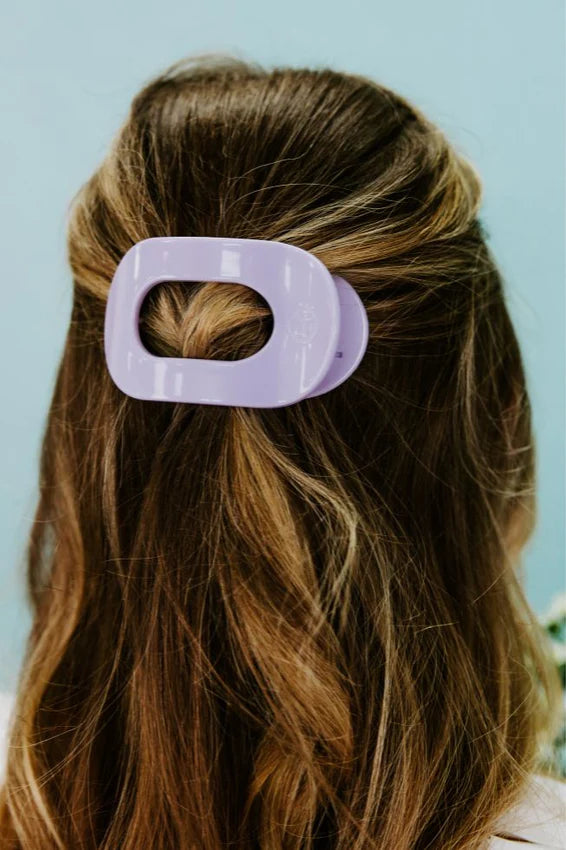 Lilac You Flat Round Clip - Small