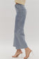 Pearl Detail Wide Leg Denim