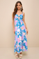 Sun Tropical Floral Midi Dress