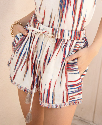 Firework Drawstring Short