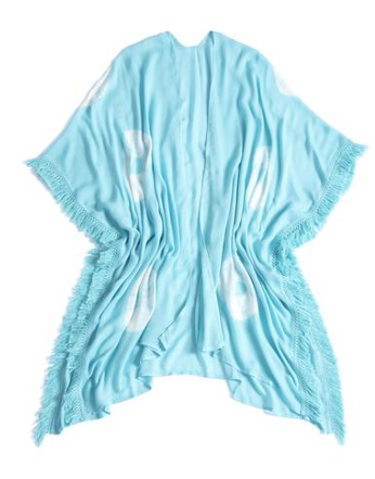 Vida Tie Dye Kimono - Turquoise