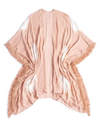 Vida Tie Dye Kimono - Blush