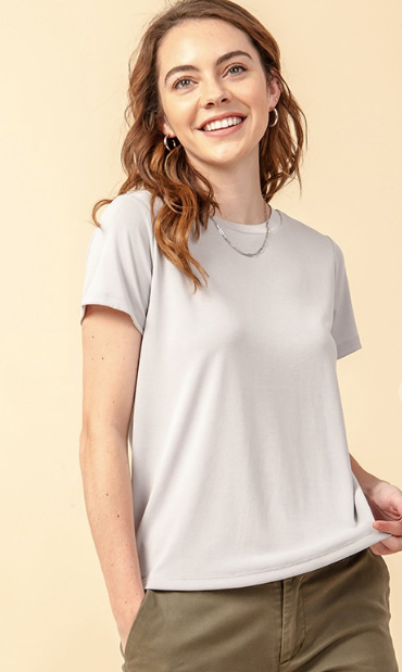 Modal Style Classic Tee - Cloud