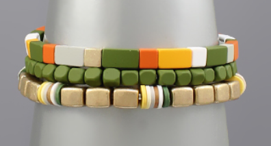Color Block Layer Bracelet