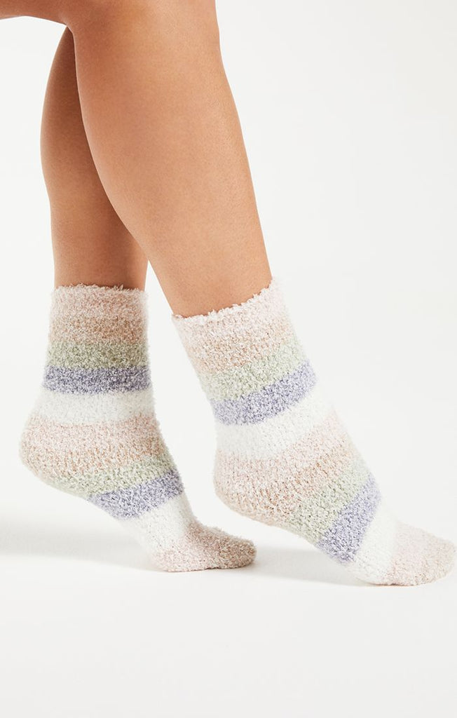 Stripe Plush Socks